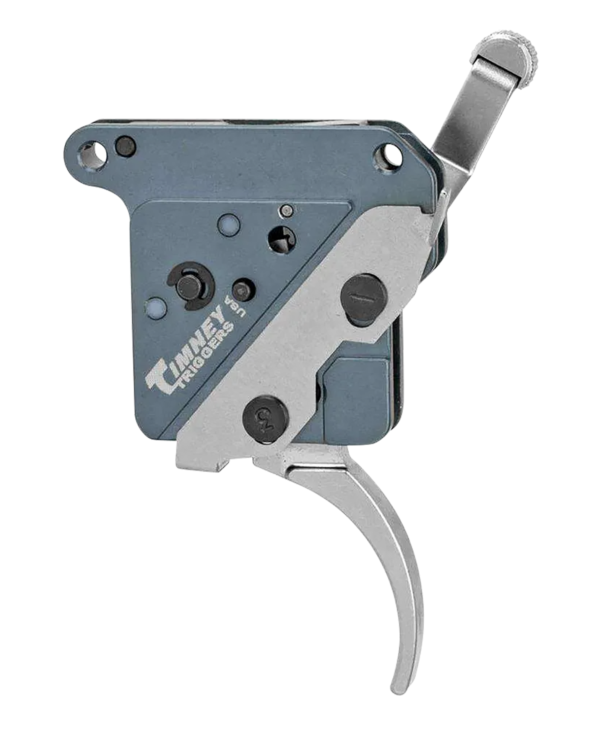 Timney Triggers THEHIT16 Hit Trigger  Curved Trigger with 8 oz Draw Weight & Nickel Finish for Remington 700 Right