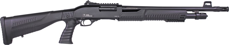 IVER JOHNSON PUMP 12GA 3" 18" CYL BLUED QD PISTOL GRIP STOCK