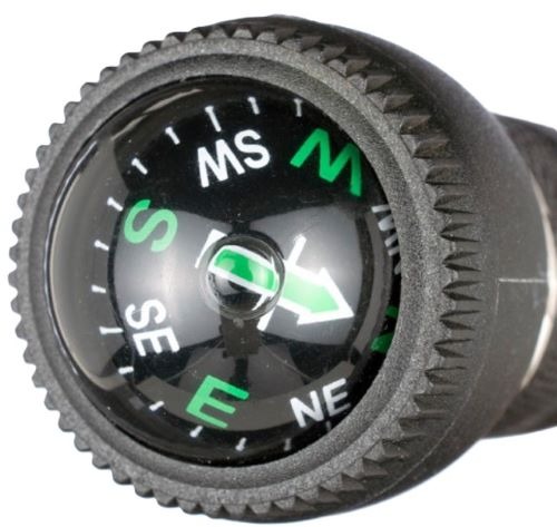 RUKO FIXED BLADE SURVIVAL 6" ABS HANDLE WITH BALL COMPASS