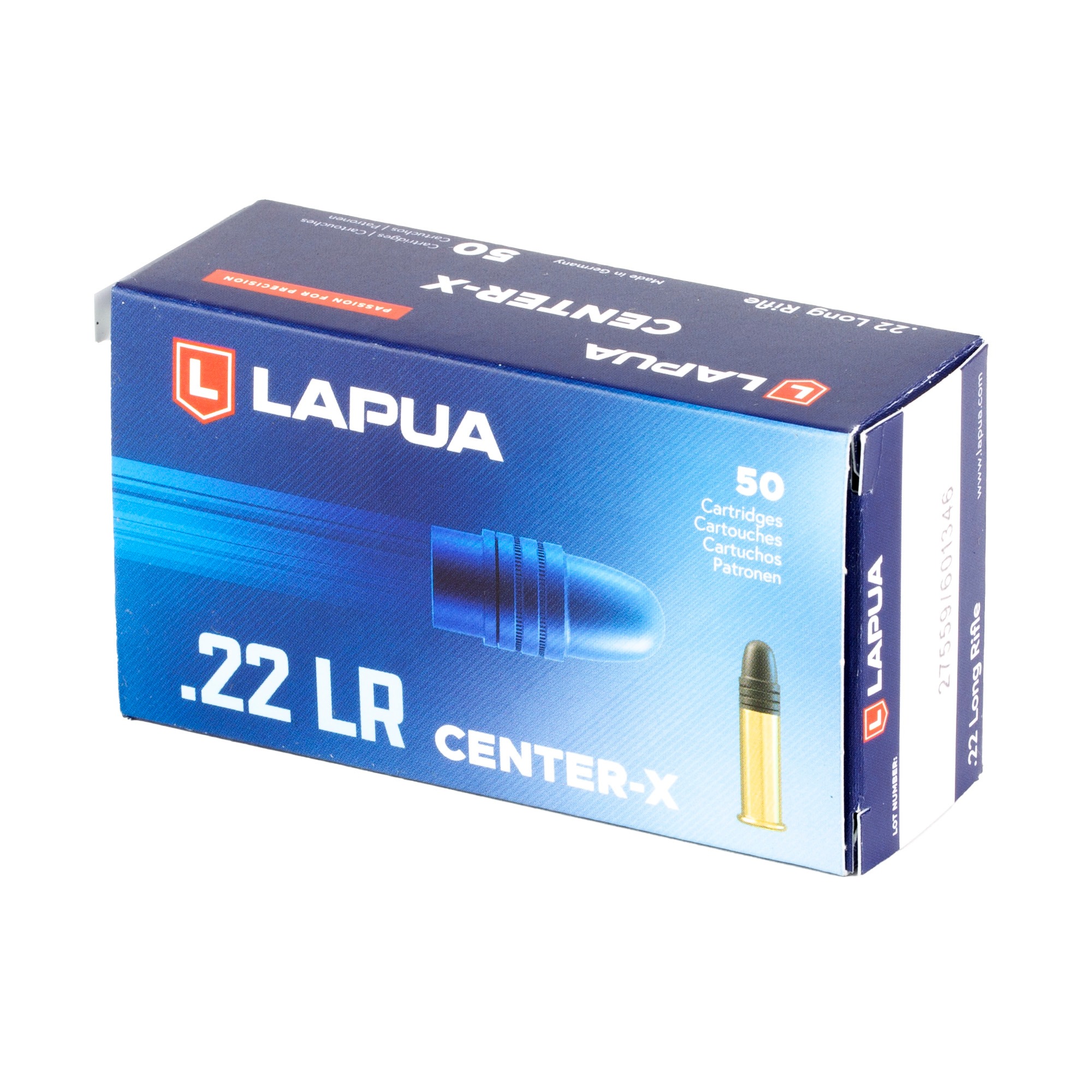 LAPUA CENTER-X 22LR 40GR 50/5000