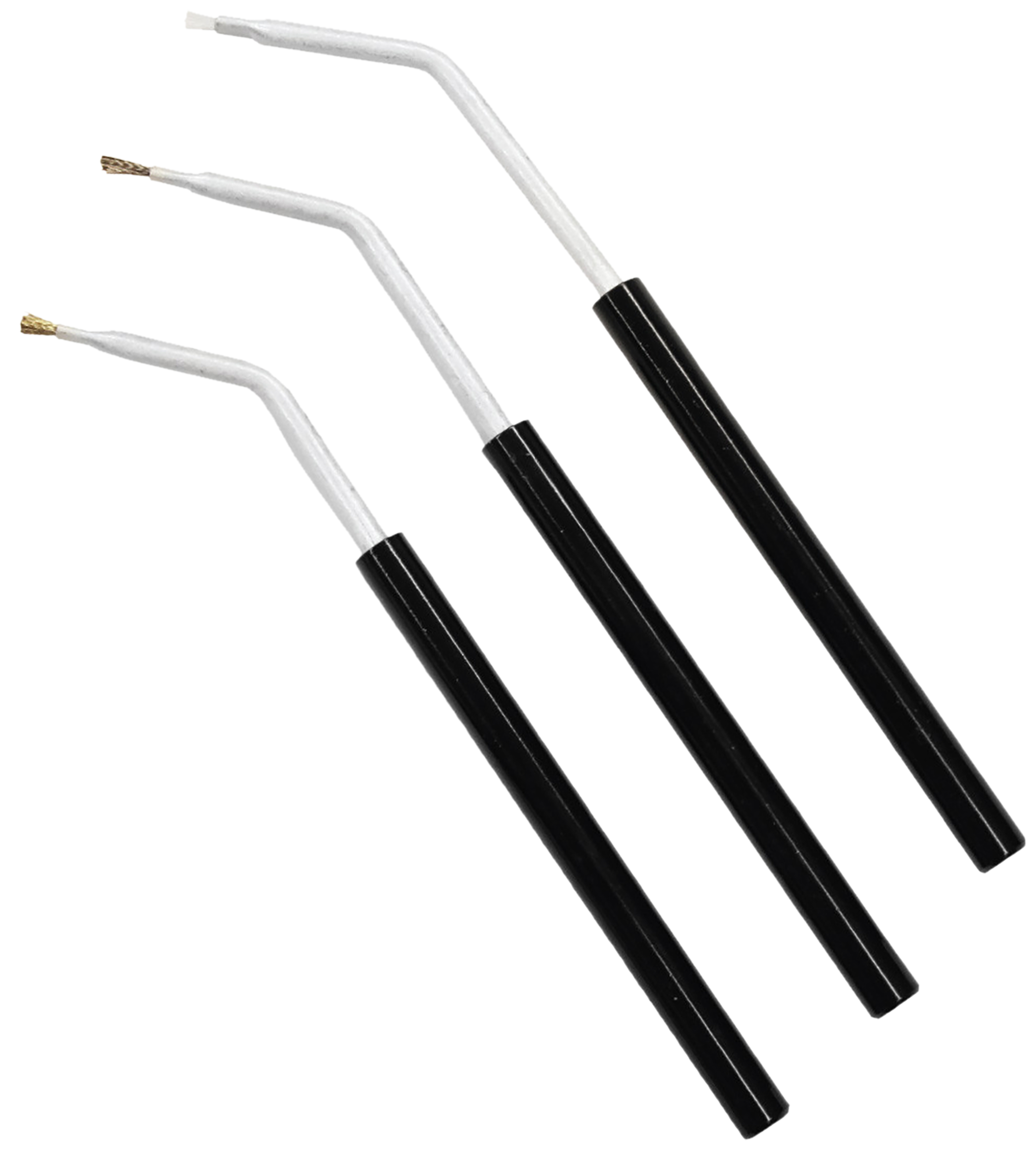 Birchwood Casey 41108 Angled Cleaning Brushes Bronze/Nylon/Stainless Steel Bristles 3 Pack