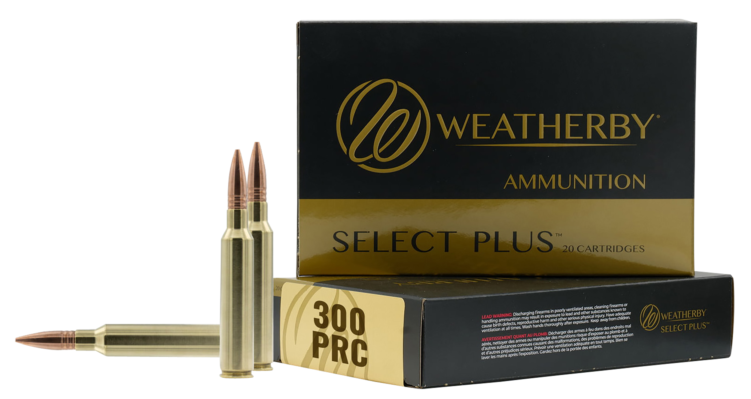 Weatherby R300P205EH Select Plus  300PRC 205gr Jacketed Hollow Point 20 Per Box/10 Case