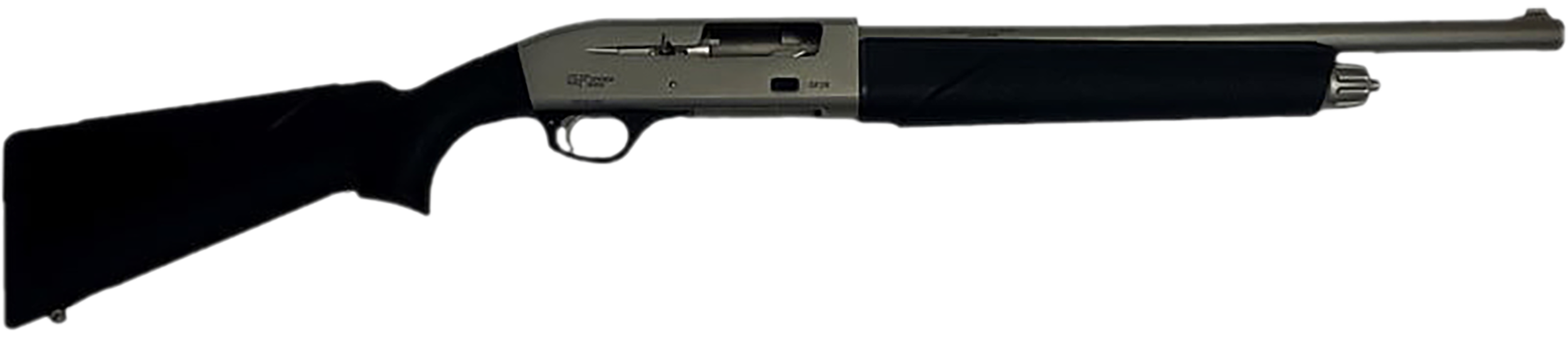 Gforce Arms GF11220NG GF1  12 Gauge Semi-Auto 3" 4+1 18.50" Nickel Steel Barrel, Nickel Dovetail Aluminum Receiver, Fixed Black Synthetic Stock