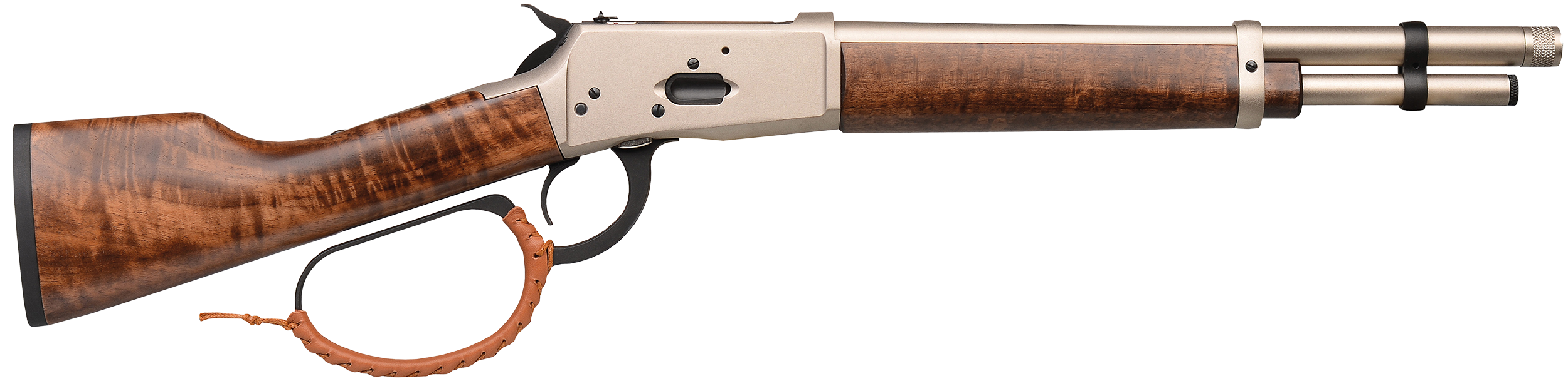 Gforce Arms GFLVR357PN Saddlehorn  357 Mag 5+1 12" Nickel Threaded Barrel & Receiver, Turkish Walnut Stock & Forend, Thread Protector