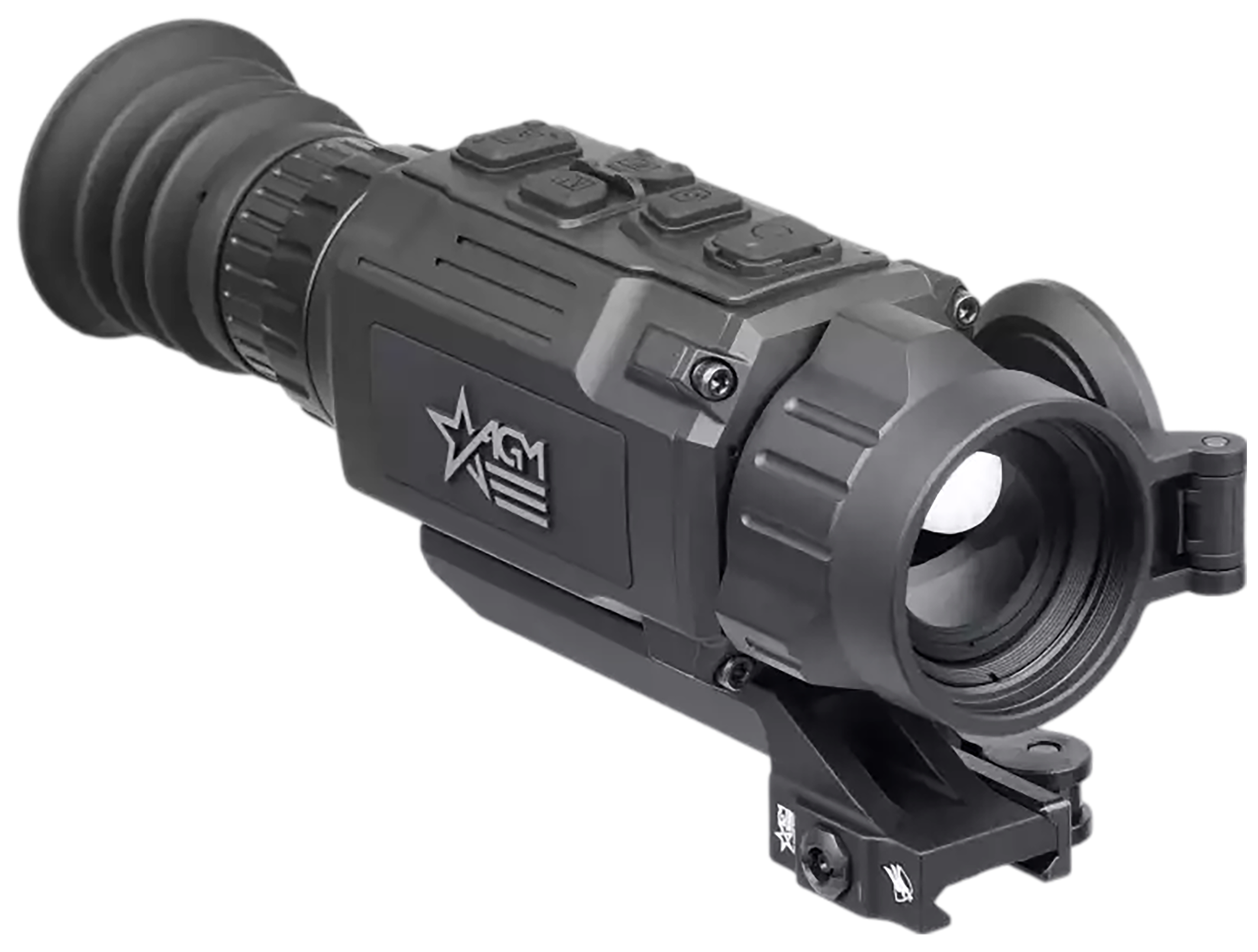 AGM Global Vision 314204550205R331 Rattler V2 35-384 Thermal Black 3-24x 35mm Multi Reticle, Digital 1x/2x/4x/8x Zoom 384x288, 50Hz Resolution