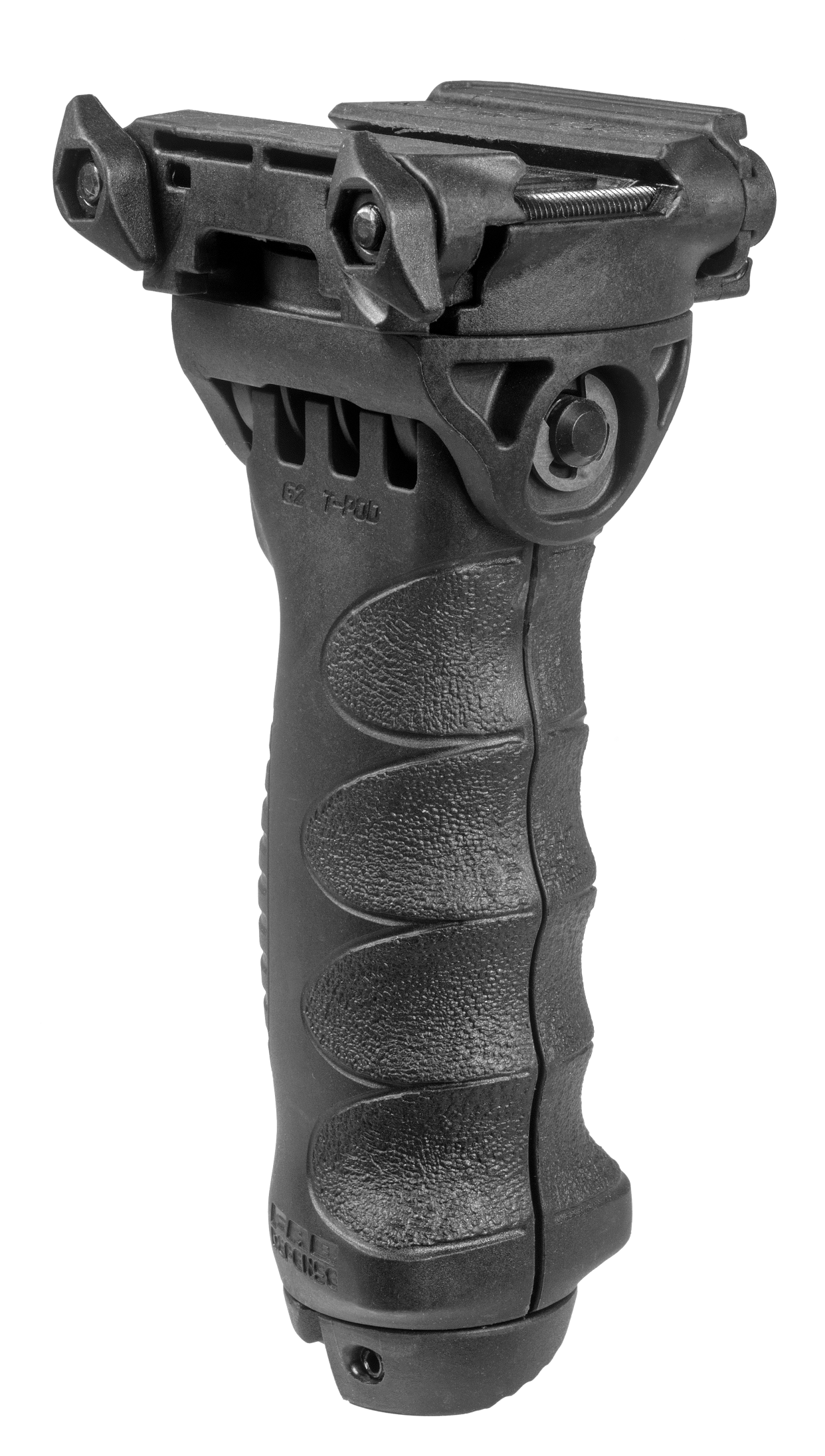 FAB Defense FXTPODG2B T-Pod G2 Rotating Tactical Foregrip & Bipod 5 Position Adjustable