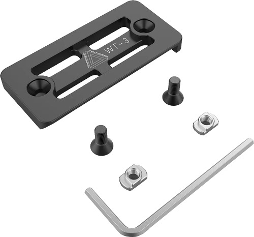 WARRIOR TRIPODS M-LOK 3" ARCA PLATE