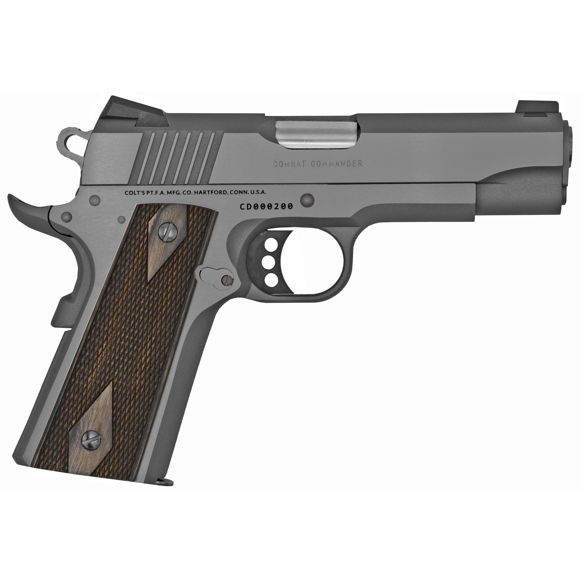 COLT CUSTOM CRRY 45ACP 4.25" 8RD SMK