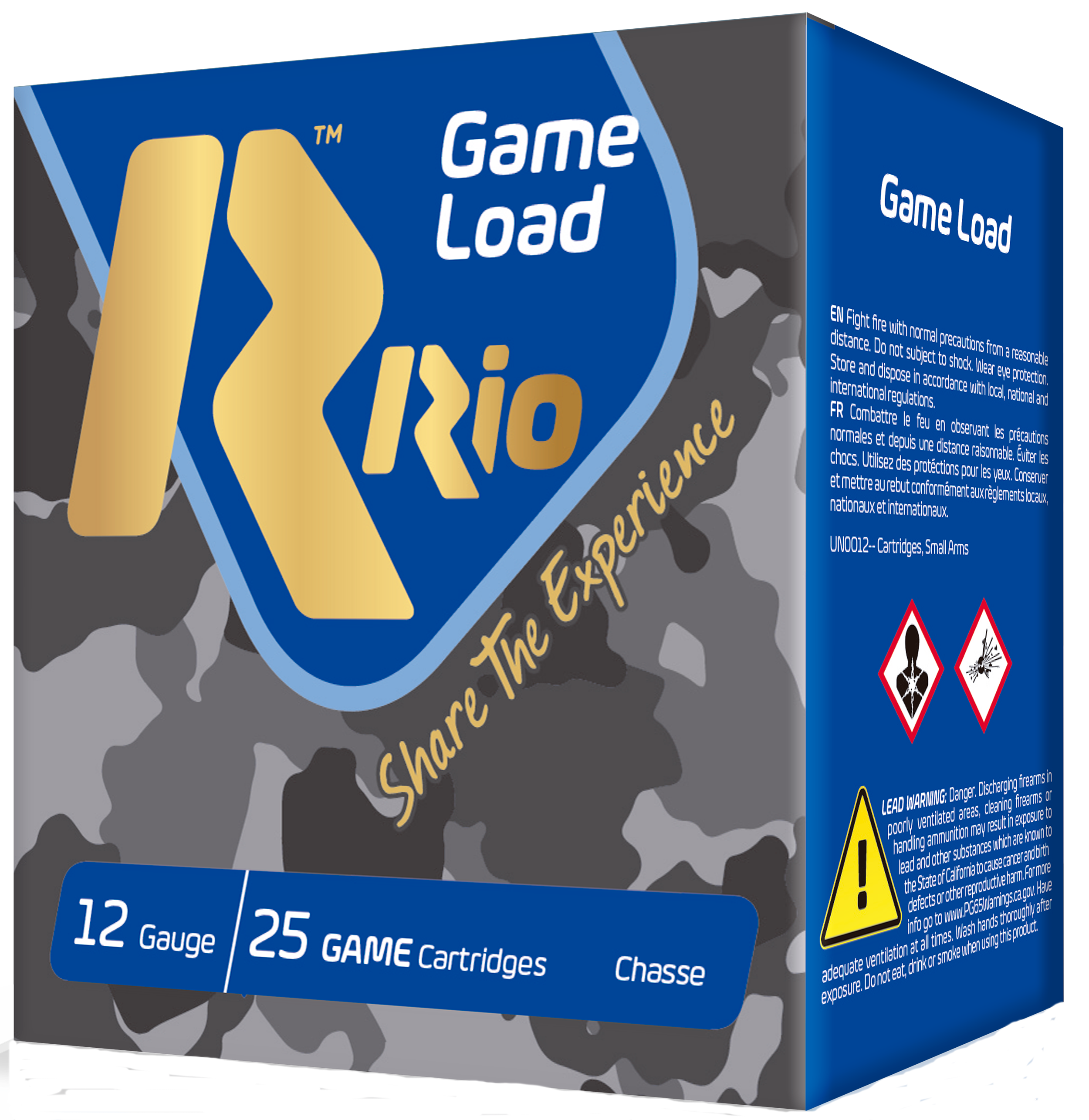 Rio Ammunition SG3275 Game Load Super Game High Velocity 12Gauge 2.75" 1 1/8oz 7.5Shot 25 Per Box/10 Case