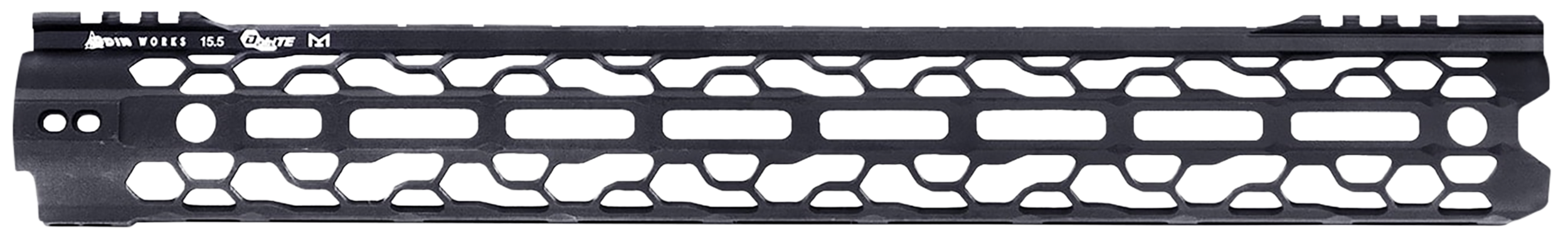 Odin Works F15MLO2 02 Lite M-LOK Forend-15.5"  M-LOK, Black Aluminum, Mounting Hardware Included for AR-15
