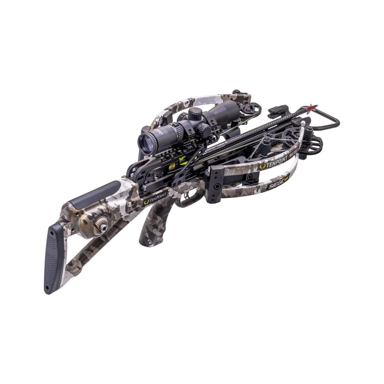 TenPoint Siege 425 Reverse Draw Crossbow ACUslide RangeMaster 100 Scope Vektra