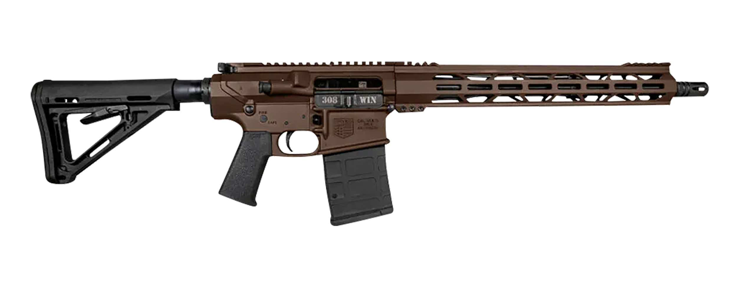 Diamondback DB1018C071 DB10  308 Win 16" 20+1 Midnight Bronze Magpul MOE Carbine Stock Black Magpul MOE-K Grip 15" M-Lok