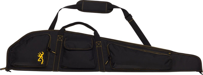 BROWNING BUCK MARK LOGO GUN CASE 50" RIFLE BLK/GLD W/SLING