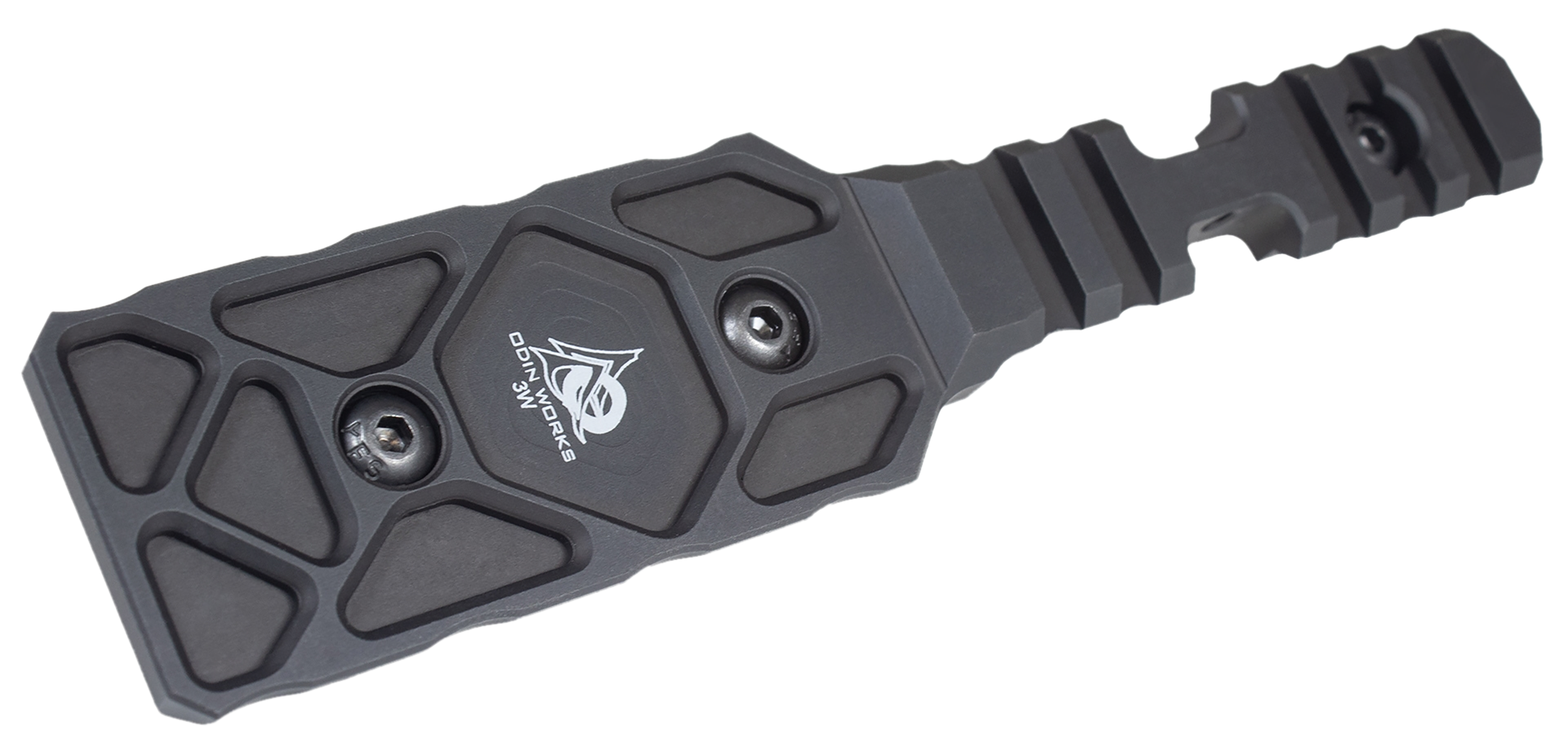 Odin Works ACCMLARCAMULTIRAIL M-LOK to Arca 3 Way Rail Black Aluminum