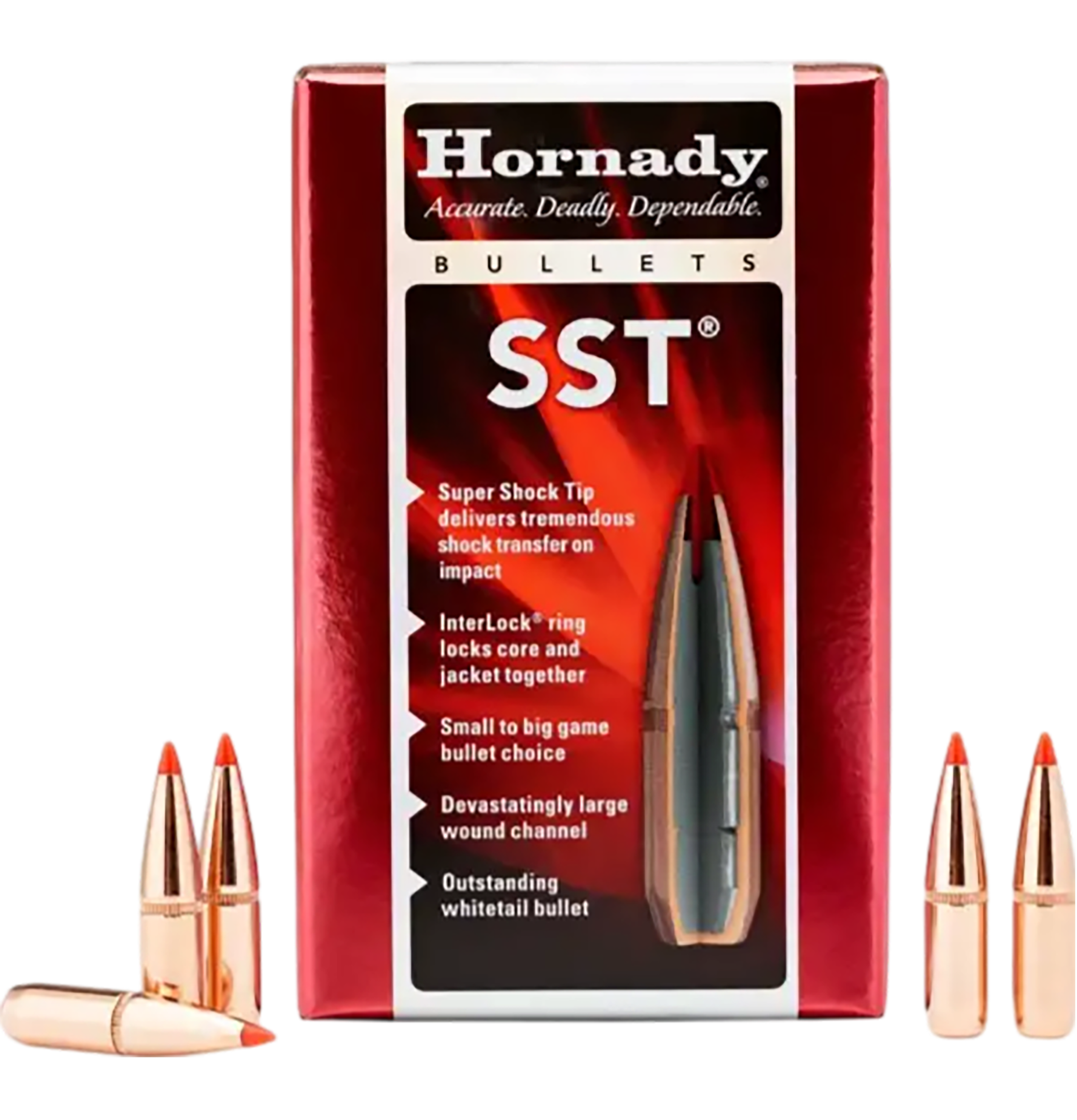 Hornady 3233 SST 8mm .323 170 gr Super Shock Tip 100 Per Box/ 15 Case