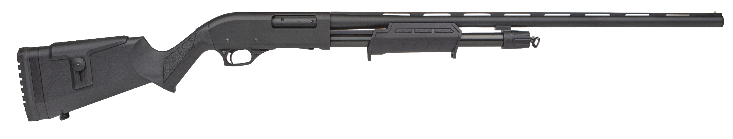 Rock Island PA12H28 All Generations  12 Gauge 3" 5+1 28" Black Anodized Contoured/Smooth Bore/Vent Rib Barrel, Black Fixed w/Adjustable Cheek Rest Stock