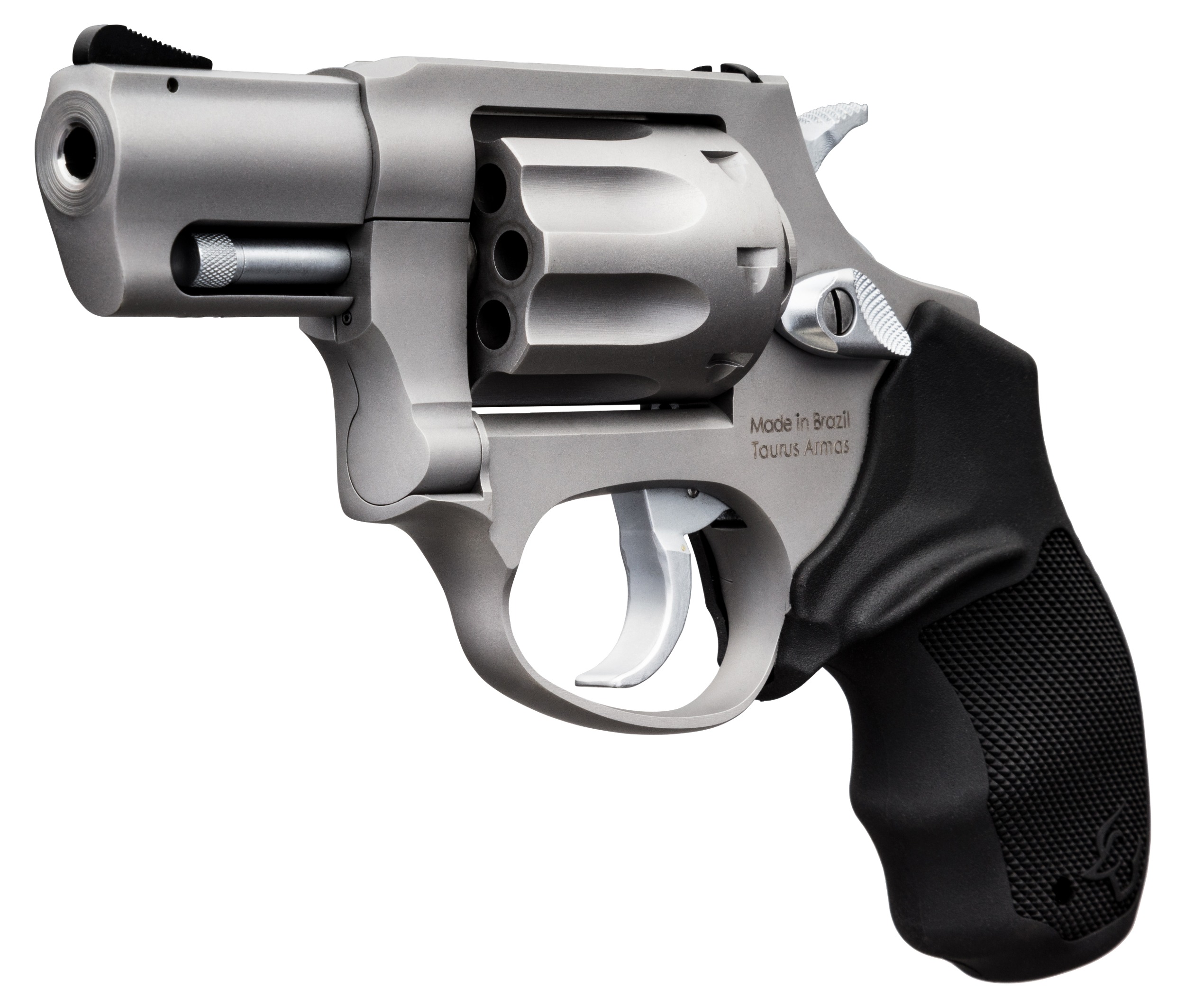 Taurus 2942M029UL 942 Ultra-Lite 22 WMR 8rd 2" Matte Stainless Finish Barrel, Matte Stainless Finish Cylinder, Stainless Anodized Finish Aluminum Frame & Finger Grooved Black Polymer Grip