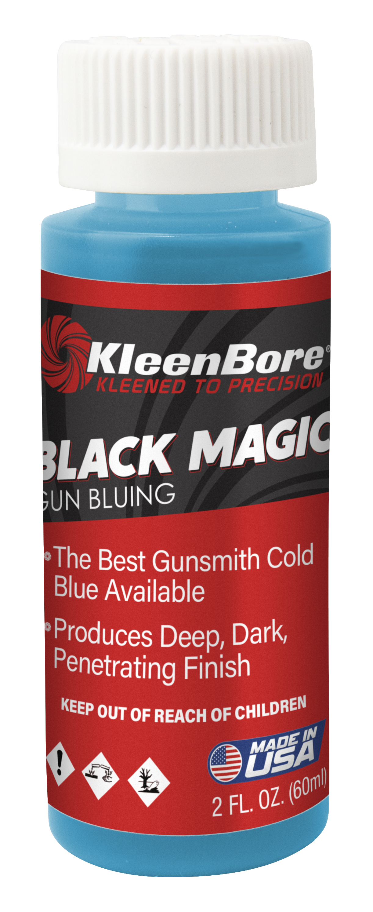 KleenBore GB2 Black Magic Gun Bluing 2 oz. Bottle