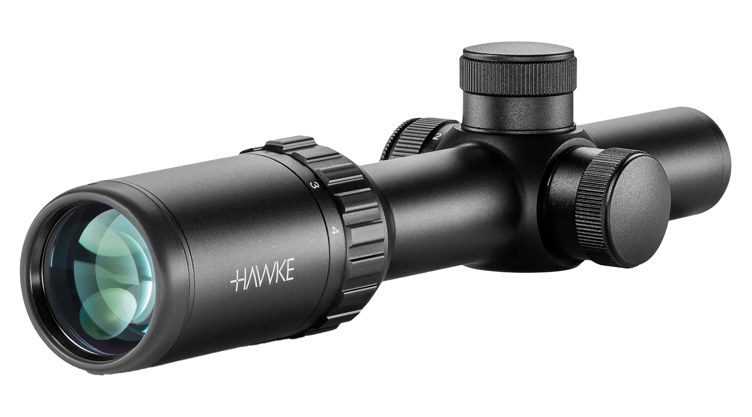 Hawke Sport Optics 14205 Vantage IR Riflescope Black 1-4x20mm 1" Tube Illuminated Red/Green Turkey DOT IR Reticle