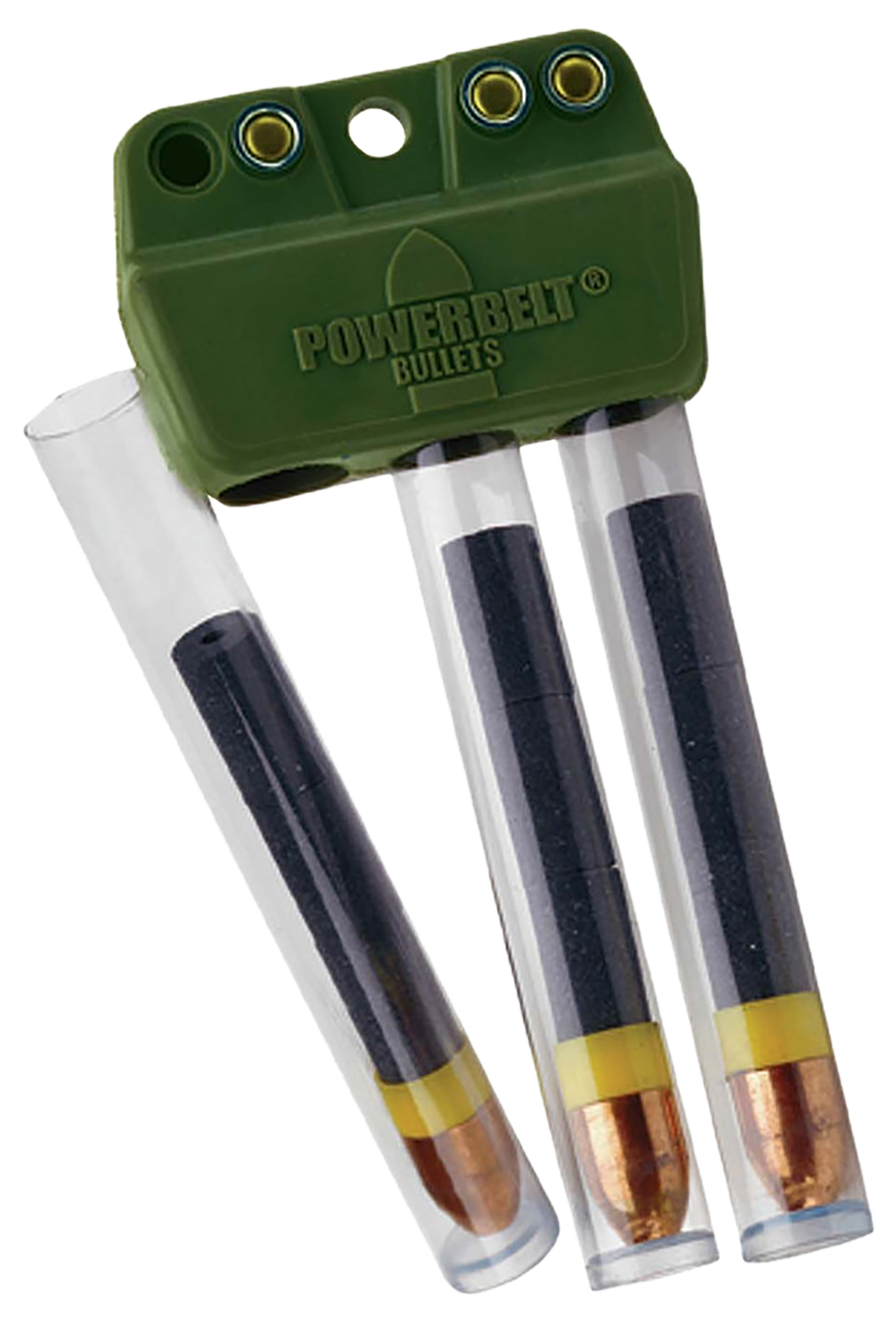 PowerBelt Bullets AC1501 SpeedClip Loader 50 Cal Green Plastic Capacity 3