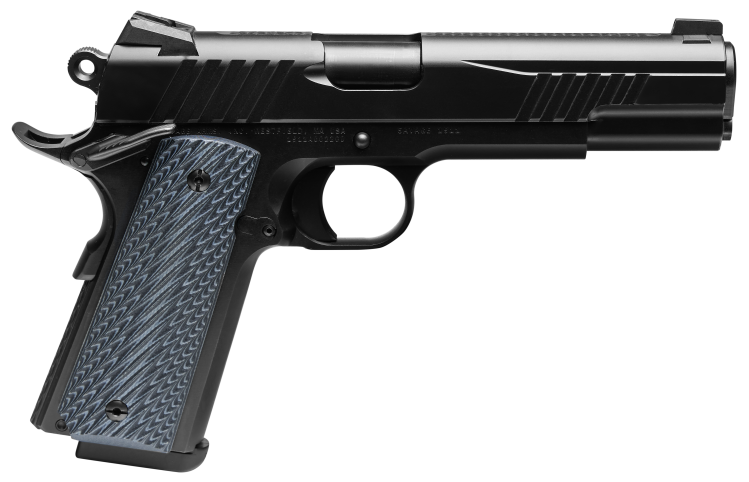 SAV 67200 1911 GOVT 45 5IN BLK/BLK BLK MELONITE