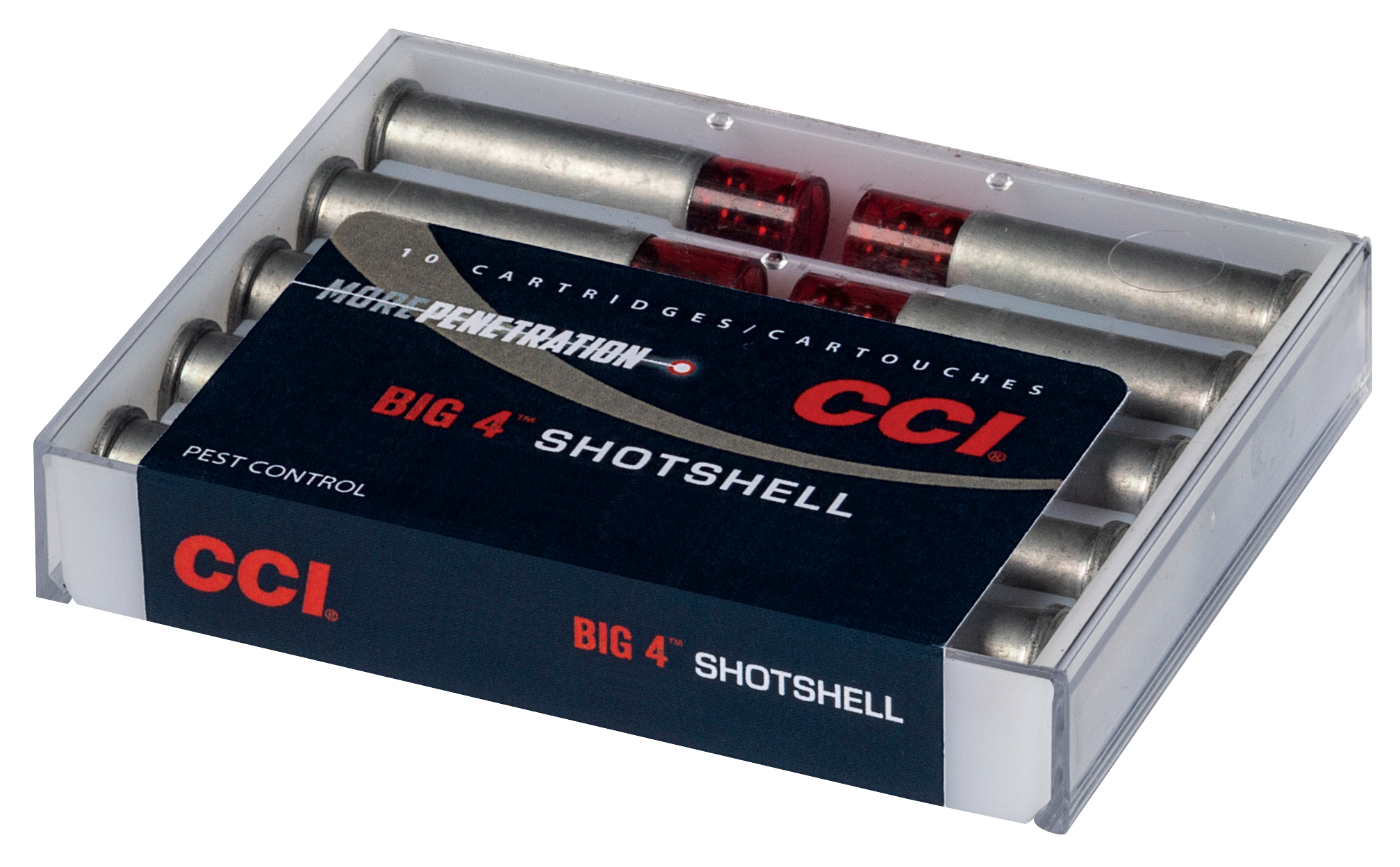 CCI 3722CC Big 4 Shotshell 45Colt 140gr #4Shot 10 Per Box/20 Case