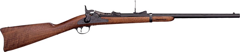 PEDERSOLI SPRINGFIELD TRAPDOOR CARBINE 45-70 BLUED WALNUT