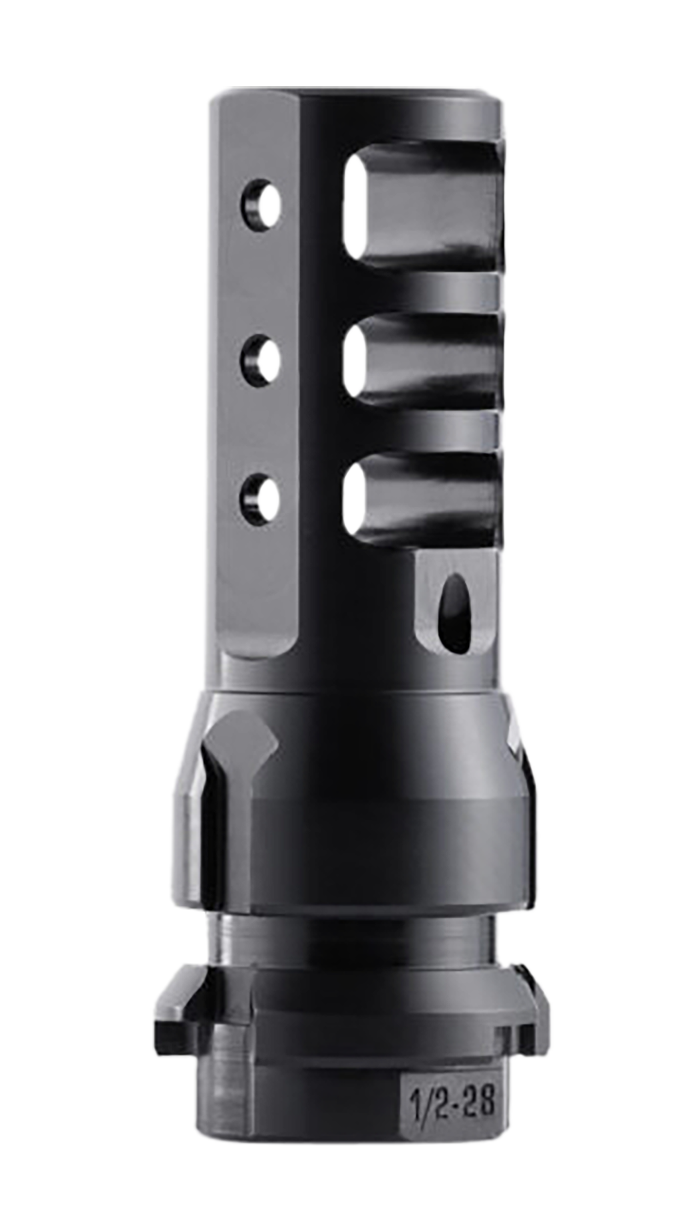 Dead Air DA101 KeyMount Muzzle Brake 1/2"-28 tpi 2.60" Black Steel