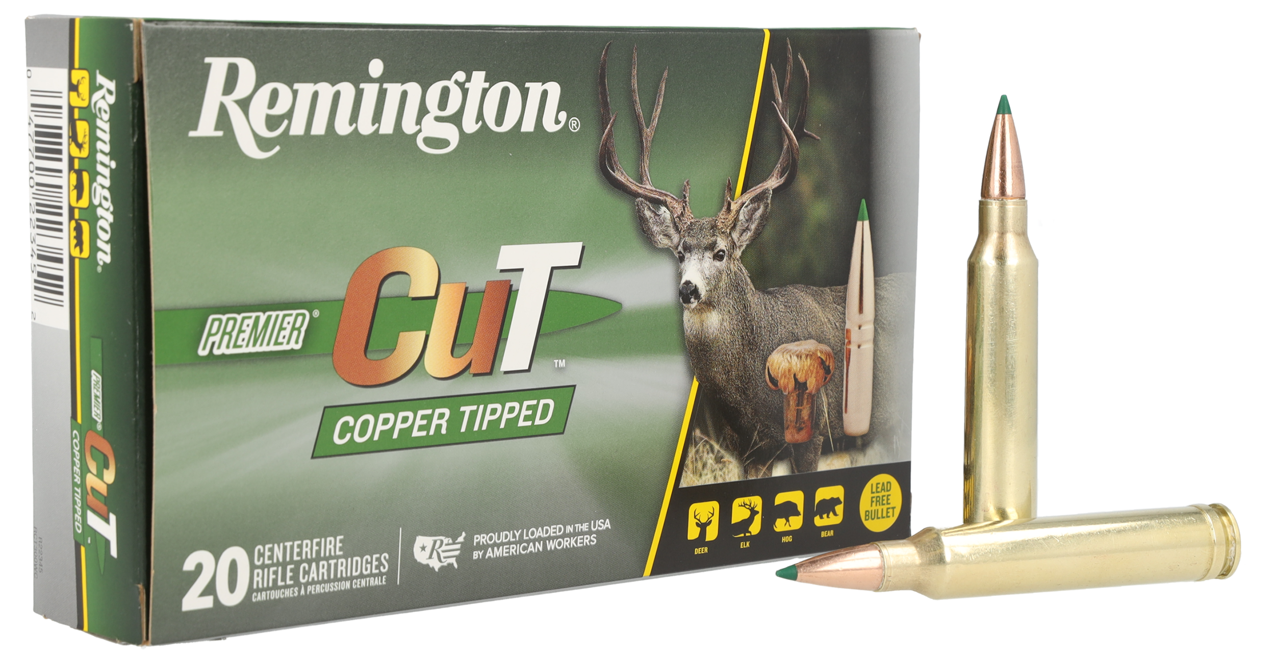 Remington Ammunition R22345 Premier Cut 300WinMag 180gr 20 Per Box/10 Case
