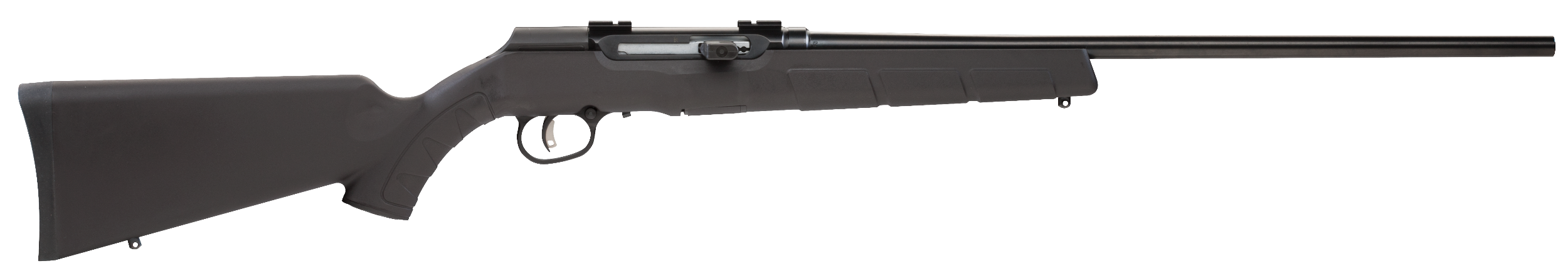 Savage Arms 47400 A Series Magnum Full Size 22 WMR 10+1 22" Matte Black Sporter Barrel, Satin Drilled & Tapped Carbon Steel Receiver, Matte Black Fixed Synthetic Stock, Right Hand