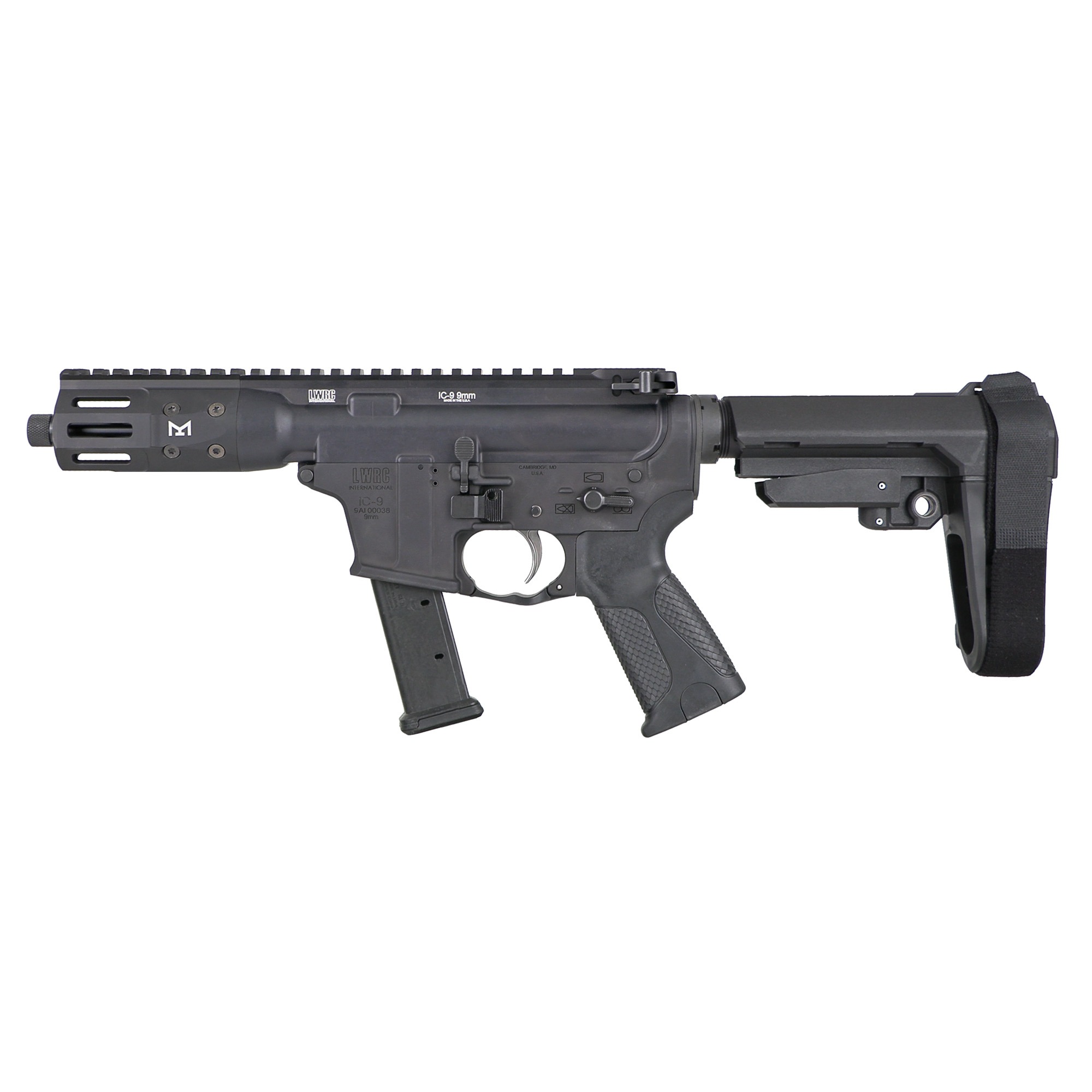 LWRC IC9 PSTL 9MM 5.6" 30RD BLK BRC