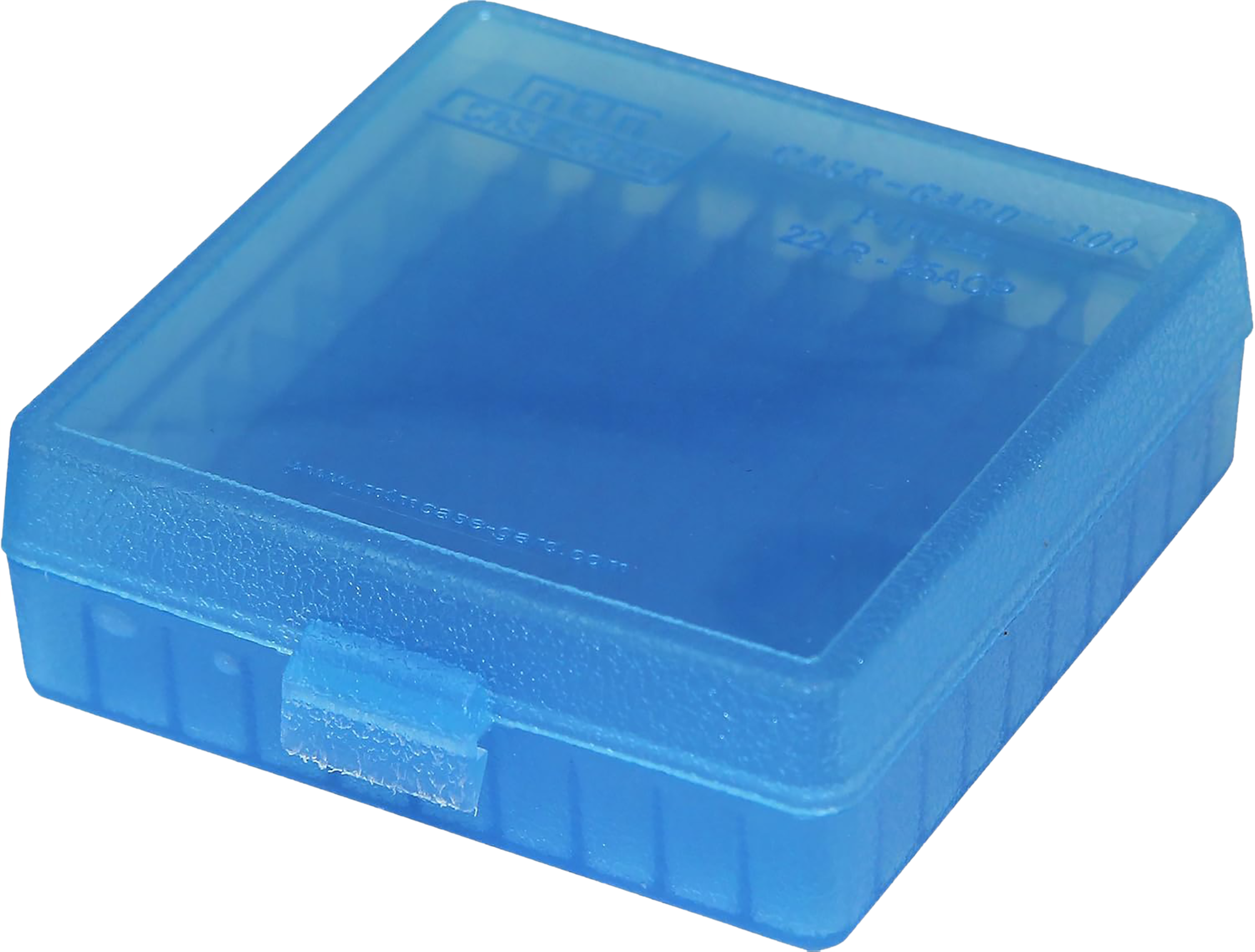 MTM Case-Gard P1002224 Ammo Box Flip-Top 22 LR Blue 100rd