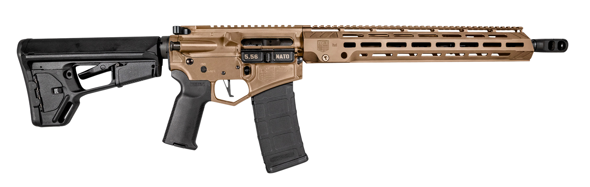 Diamondback DB1758K061 DB15  5.56x45mm NATO 16" 30+1 Flat Dark Earth Adjustable Magpul ACS-L Stock Black Magpul MOE-K2+ Grip