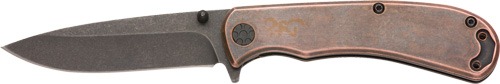 BROWNING KNIFE RIVET FOLDER 3" COPPER W/FINGER FLIPPER!!