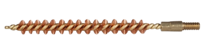 Pro-Shot 25R Bore Brush .25 Cal Rifle #8-32 Thread Bronze Bristles Brass Core