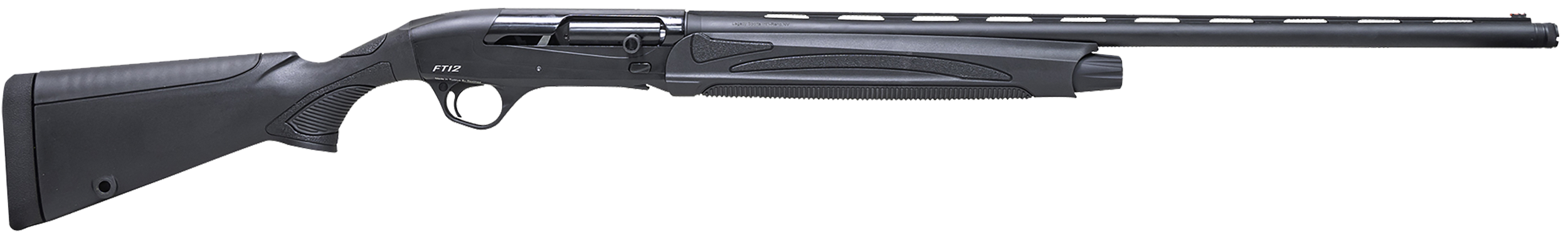 Pointer REXPFT12BB FT12 Field Trek Full Size 12 Gauge Semi-Auto 3" 5+1 28" Black Cerakote Vent Rib Barrel, Black Cerakote Aluminum Receiver, Fixed Black Synthetic Stock