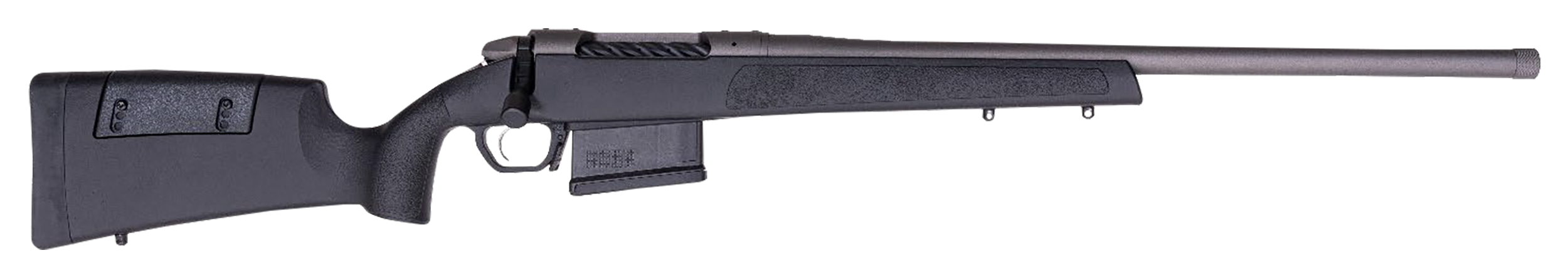 Weatherby 3WR0435CMR0T 307 Range SF 6.5 Creedmoor 5+1 20" Tungsten Cerakote Heavy Threaded Barrel, Tungsten Cerakote Drilled & Tapped Steel Receiver, Adj Cheek Piece & LOP Black Synthetic Stock