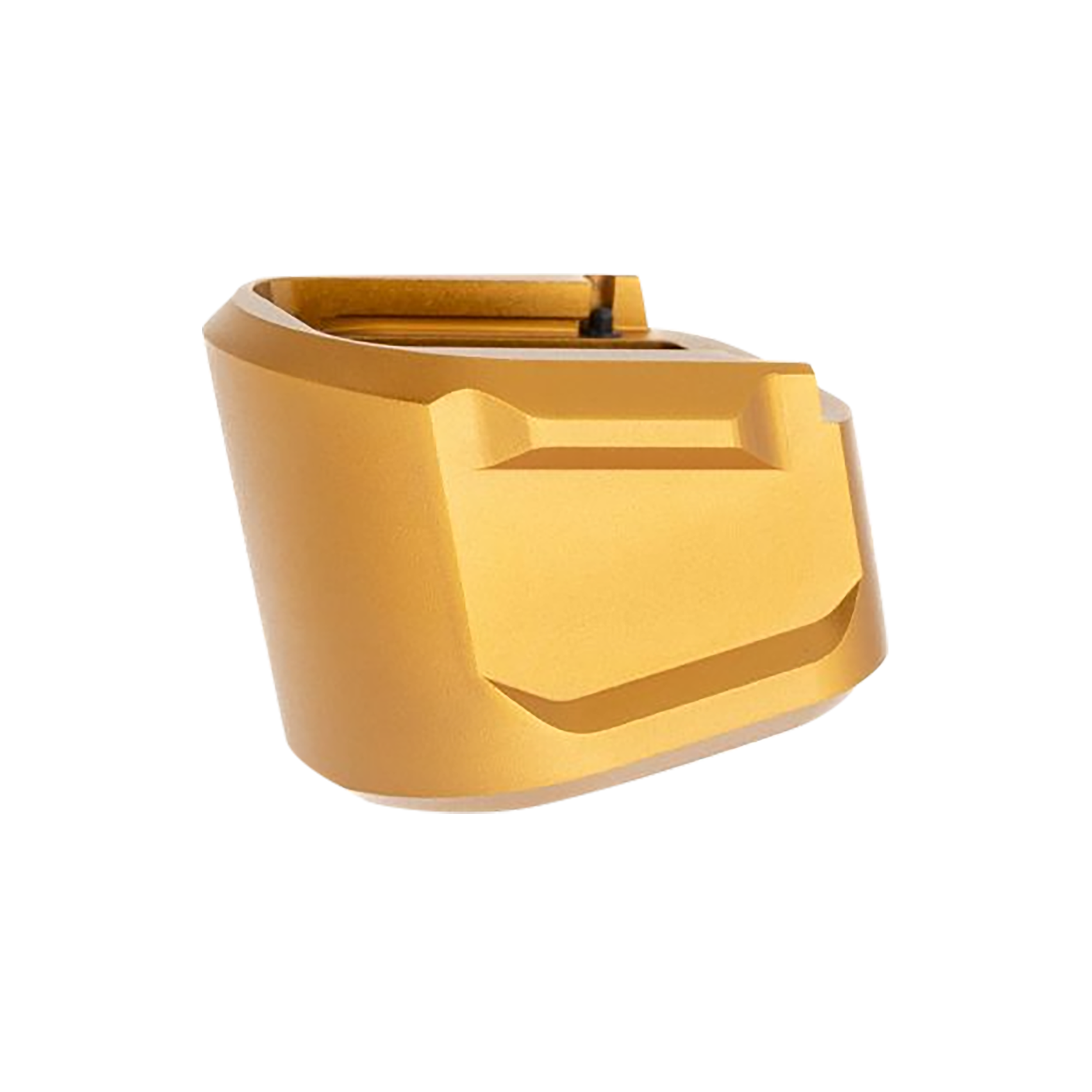 Tyrant CNC TDECHEMAGEX17GOLD  Magazine Extension 9mm Fits Springfield Echelon 5rd Gold Aluminum