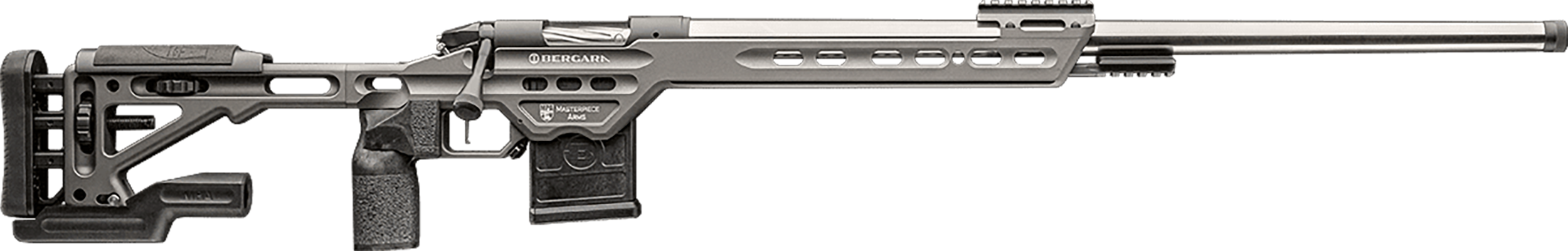 Bergara Rifles BPR25-6CM Premier Competition 6mm Creedmoor 10+1 26" Stainless 16.12" Heavy Barrel, Graphite Black Cerakote Steel Receiver, Tungsten MPA BA Competition Chassis Stock