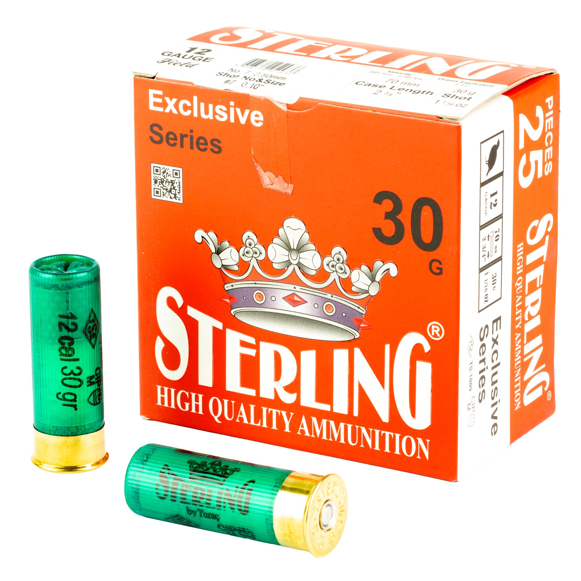 STERLING EXCLSV 12GA 2.75" #7 25/250