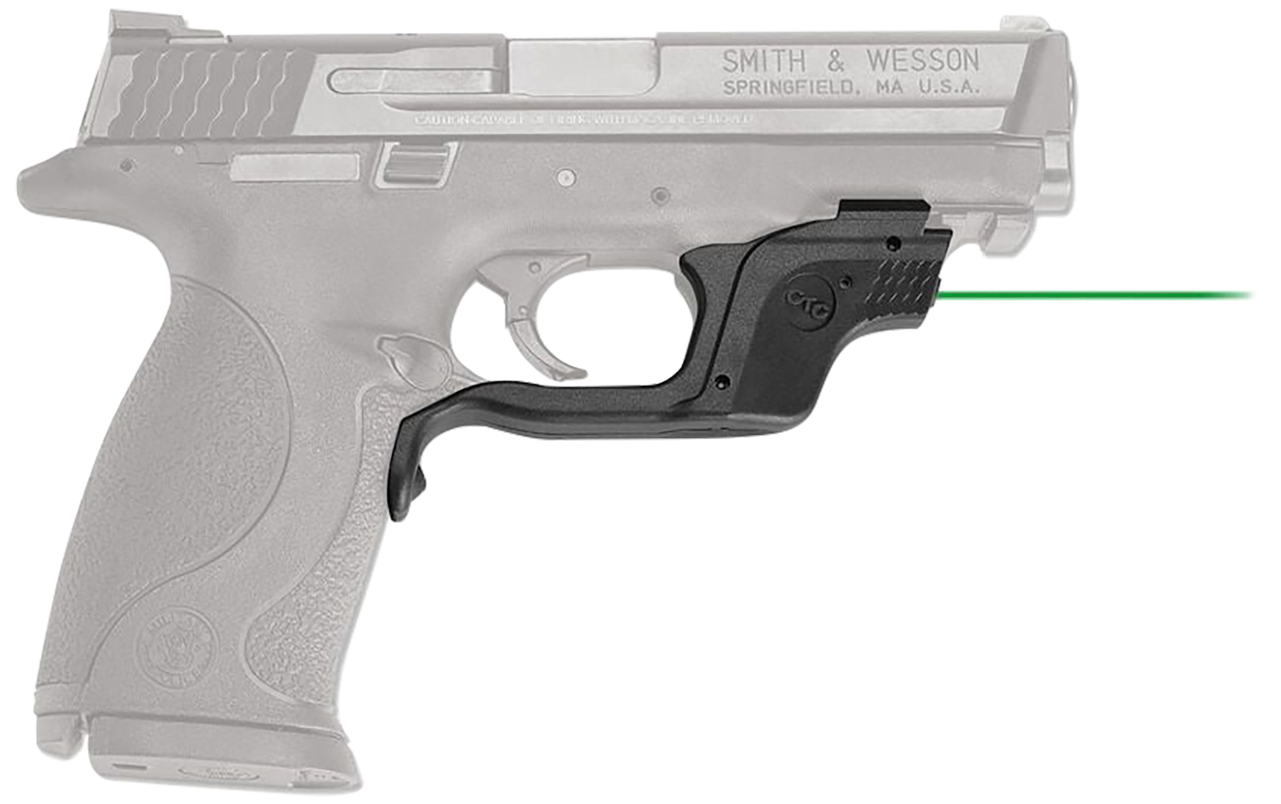 Crimson Trace 0145801 Laserguard  Fits S&W M&P, Green Laser Black Polymer, Trigger Guard Mount