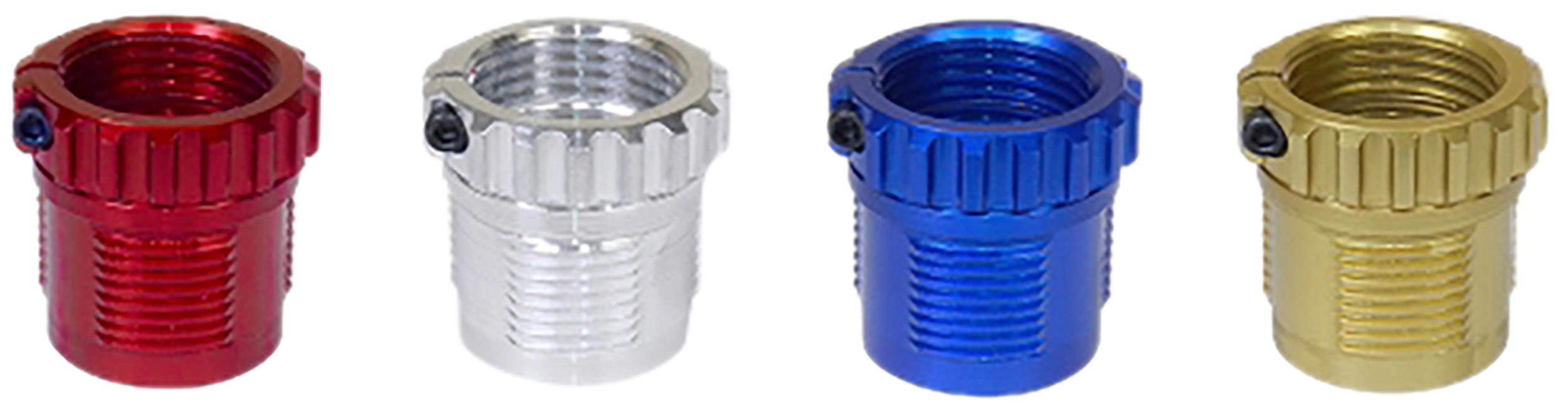 Lee Precision 90095 Red/Silver/Blue/Gold Aluminum 4 Pack