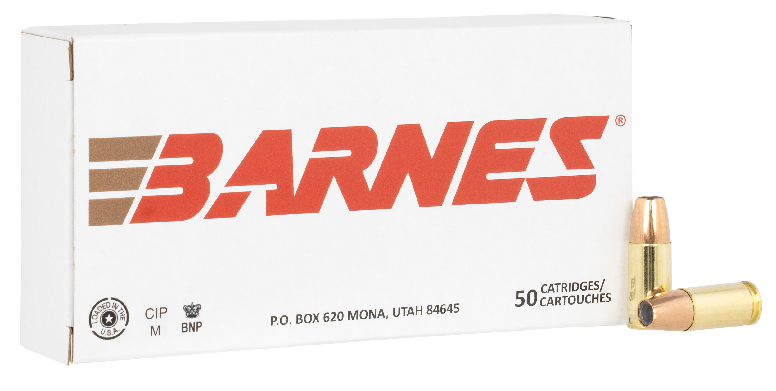 Barnes Bullets 32516 9mmLuger 124gr Sierra Jacketed Hollow Point 50 Per Box/10 Case