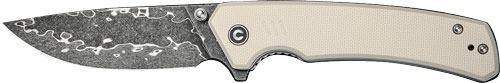 CIVIVI KNIFE MERIT 3.28" IVORY G10/DAMASCUS LINER LOCK!
