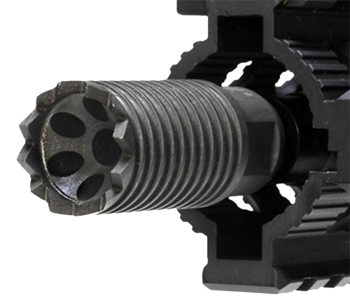 Troy Ind SBRACLM06BT00 Claymore Muzzle Brake Black Steel with 5/8"-24 tpi Threads & 2.25" OAL for 308 Win AR-Platform