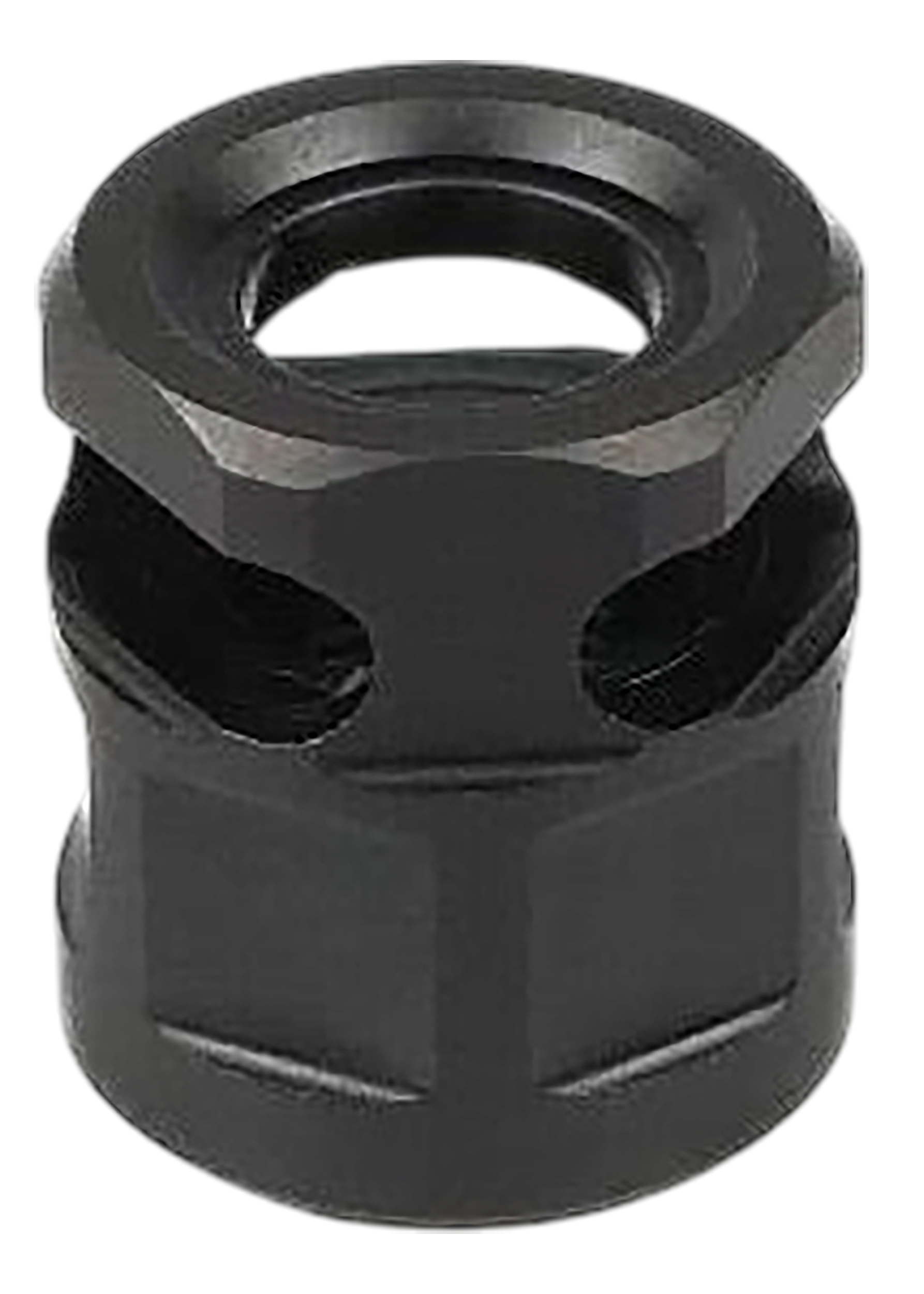 Armaspec ARM4521-BLK Micro Compensator Pawn Black QPQ Nitride Stainless Steel 1/2"x28 Threads