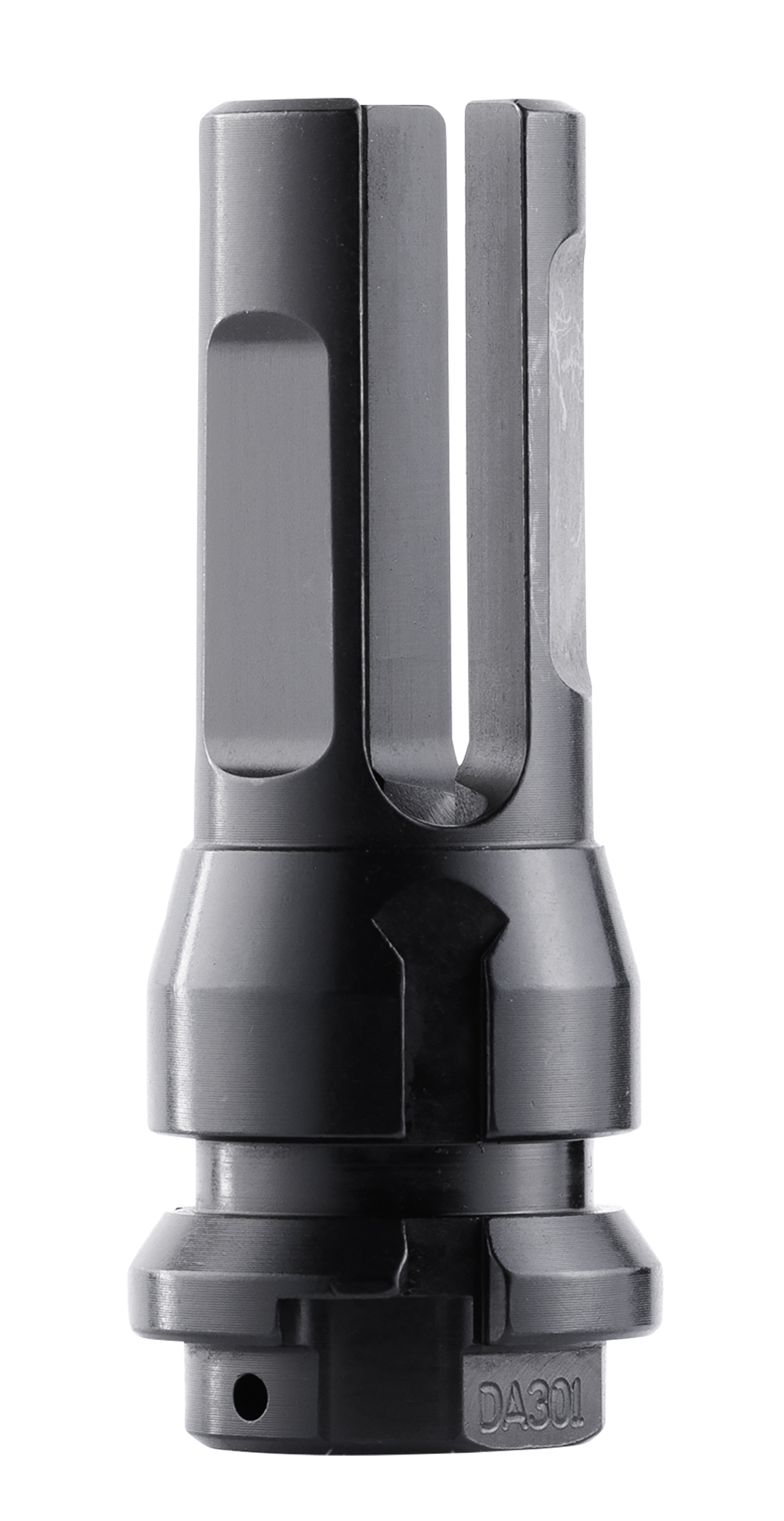 Dead Air DA301 Flash Hider Black with 1/2"-28 tpi Threads & 2.70" OAL for 5.56x45mm NATO Sandman Series, KeyMod Equipped Nomad-30 & Primal Suppressors