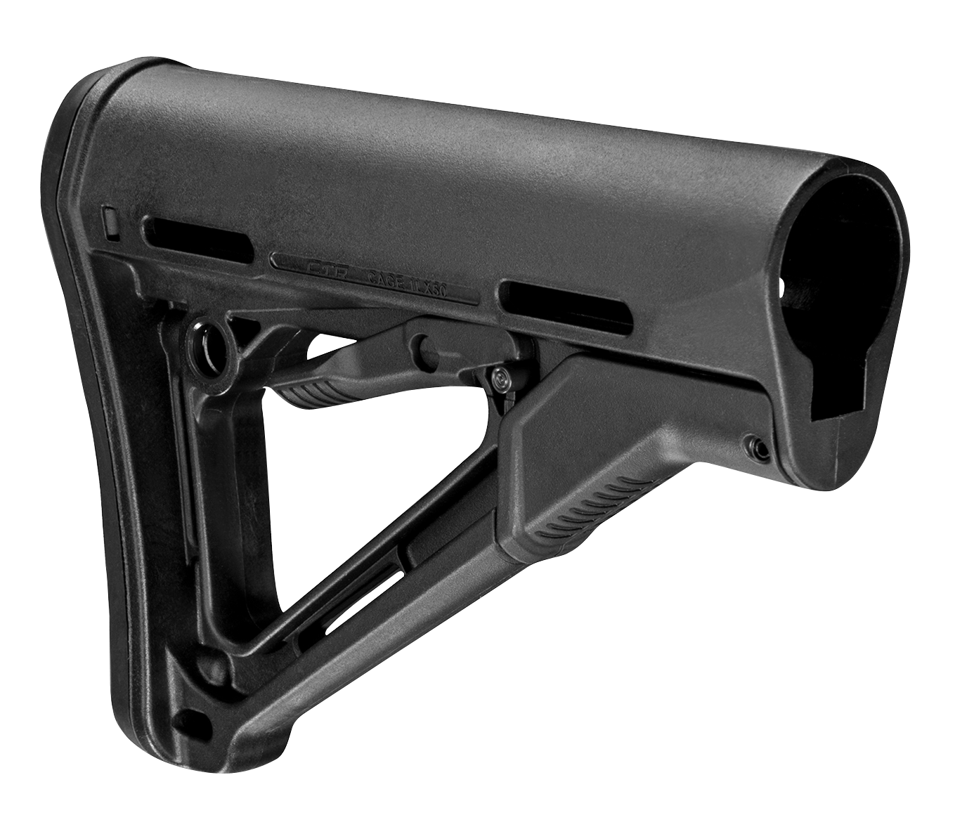 Magpul MAG310-BLK CTR Carbine Stock Black Synthetic for AR-15, M16, M4 with Mil-Spec Tube (Tube Not Included)