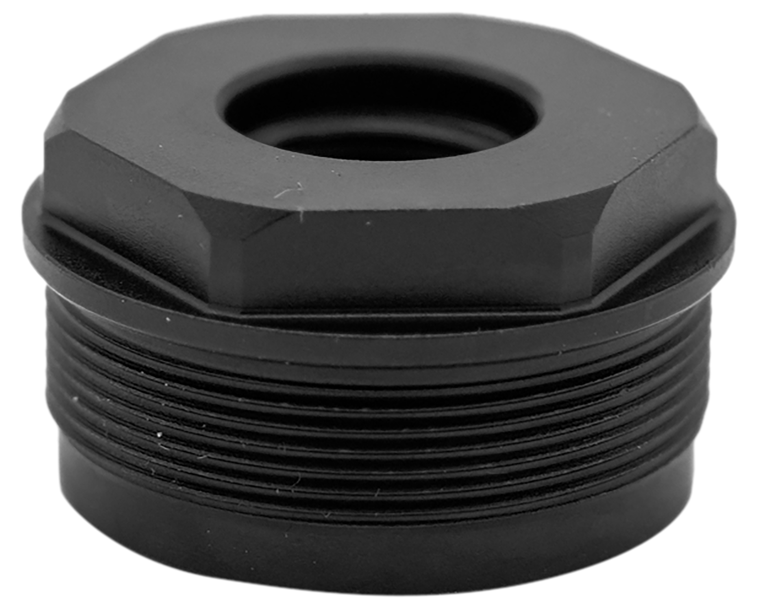 Huxwrx 1984 Direct Thread Adapter  Fits 5/8"x24 Steel Black Nitride