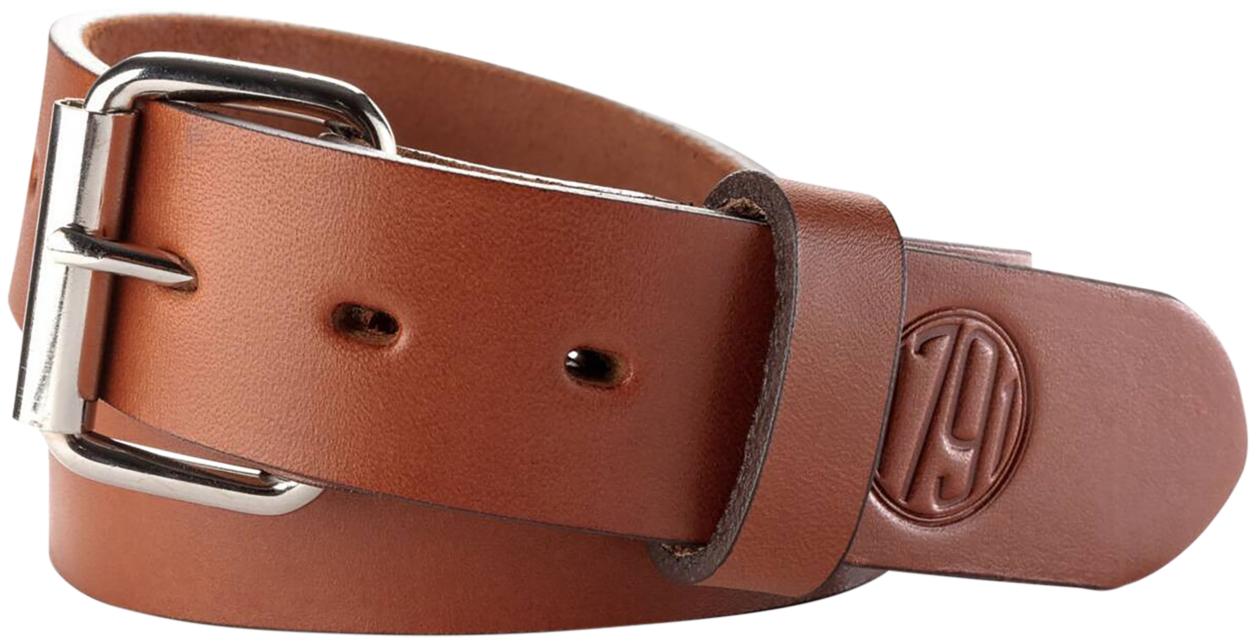 1791 Gunleather BLT013236CBRA 01 Gun Belt Classic Brown Leather 32/36 1.50" Wide Buckle Closure